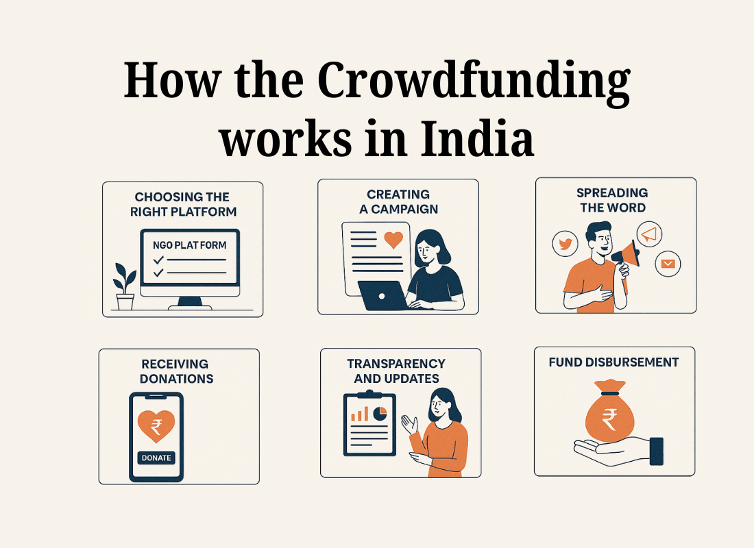 How the Crowdfunding System Works in India 🇮🇳